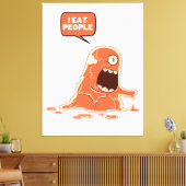 怪物食べ人 キャンバスプリント (インサイチュ (リビング))