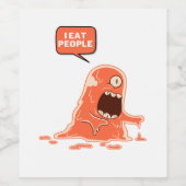 怪物食べ人 ワインラベル (シングルラベル)