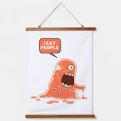 怪物食べ人 吊り下げ型タペストリー (正面)