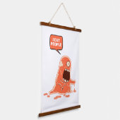 怪物食べ人 吊り下げ型タペストリー (傾斜あり)