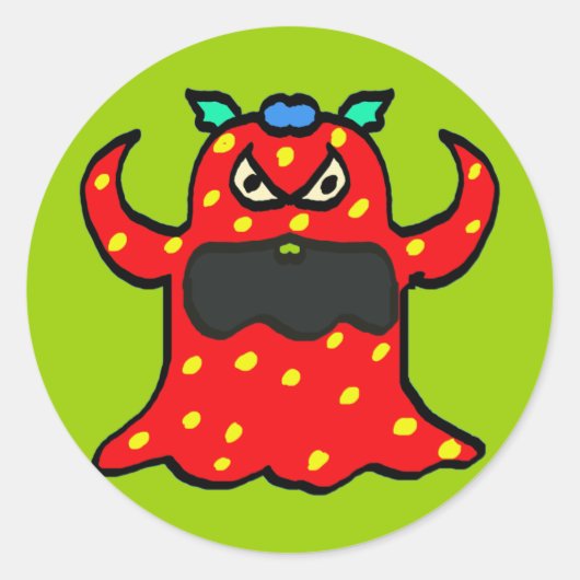 怪物 ラウンドシール (正面)