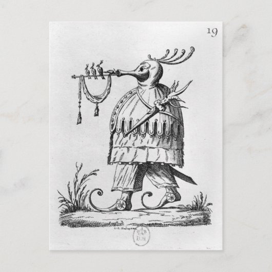 怪物「レソングズドラティケスドゥパンタグルエル」 ポストカード (正面)