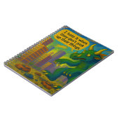 怪獣おもしろいアートがモノを踏み出すファンタジー ノートブック (左側)