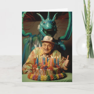 怪獣のパーティー誕生日 カード