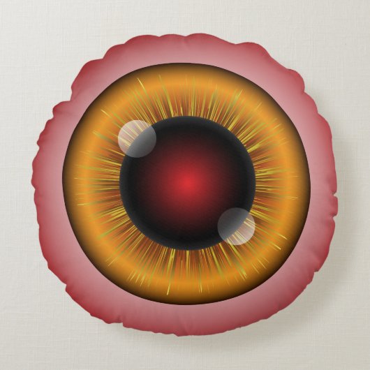 怪獣の眼球 ラウンドクッション (正面)
