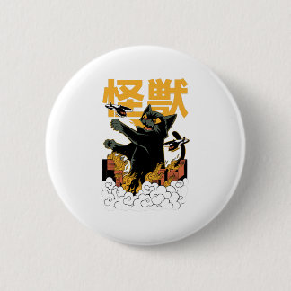 怪獣アニメ猫モンスター 缶バッジ
