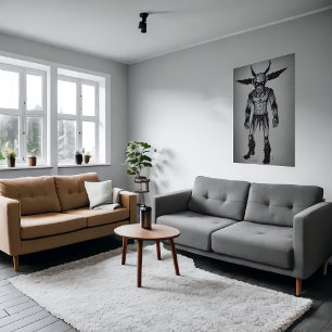 怪獣クールポートレート   AI Art ポスター