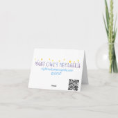 怪獣トラックサンキューカード サンキューカード (裏面)