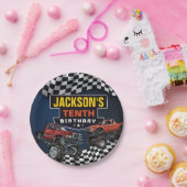 『怪獣トラックジャム誕生パーティー』 ペーパープレート (パーティー)