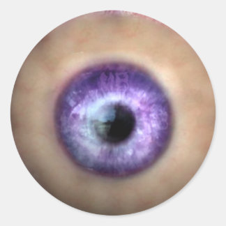 怪獣ハロウィーンのKRWアイ ラウンドシール