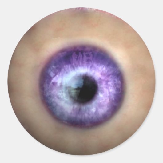 怪獣ハロウィーンのKRWアイ ラウンドシール (正面)