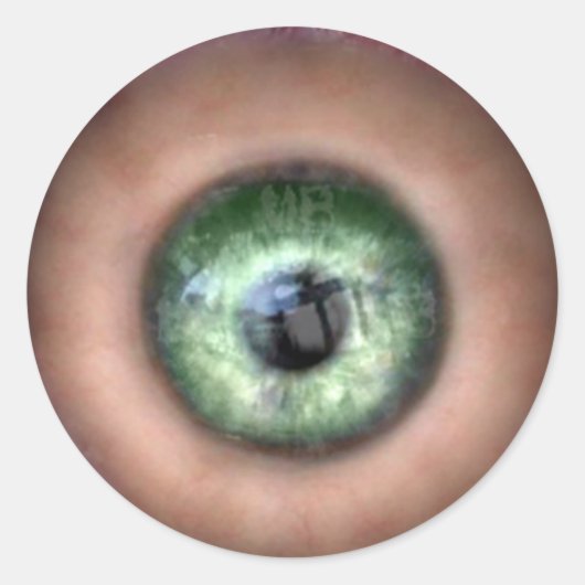 怪獣ハロウィーンのKRWアイ ラウンドシール (正面)