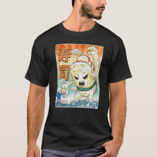 怪獣寿司日本の妖怪 Tシャツ