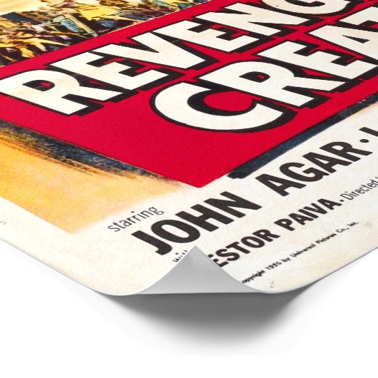 怪獣映画ポスターの復讐 ポスター (角)