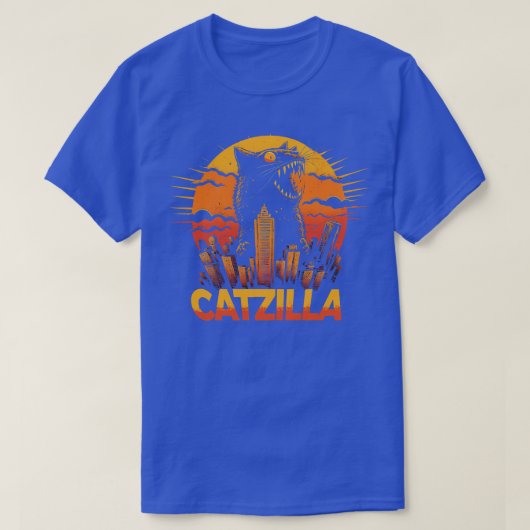 怪獣猫モンスターカツィラ1 Tシャツ (デザイン正面)
