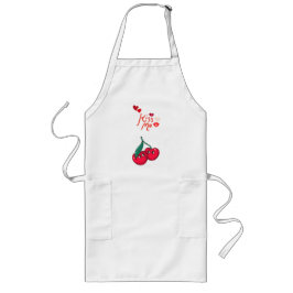 恋おもしろいのさくらんぼ» Let-T-Shirt ロングエプロン