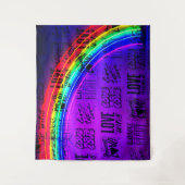 恋がゲイプライドLBGQTレインボーに勝利 タペストリー (正面)