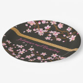 恋が咲くさくらんぼ ペーパープレート (アングル)