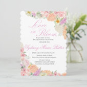 恋が咲くブライダルシャワー招待状 招待状 (スタンド正面)