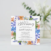 恋が咲く野花ブライダルシャワー 招待状 (スタンド正面)