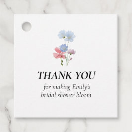 恋が咲く ワイルドフラワーのギフトタグ フェイバータグ