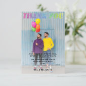 恋が水彩虹の写真を獲得 サンキューカード (スタンド正面)