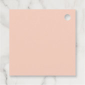 恋が生まれつつある フローラル ブライダルシャワー フェイバータグ (裏面)