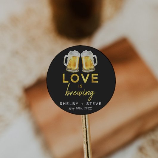 恋が生まれている ラウンドシール