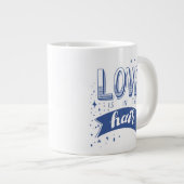 恋が真っ先に起こる ジャンボコーヒーマグカップ (正面右)