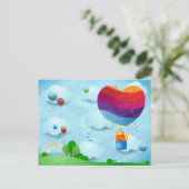 恋が空中にある ポストカード (スタンド正面)