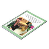 恋が育つセーブルのラフなコリー ノートブック (左側)