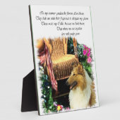 恋が育つセーブルのラフなコリー フォトプラーク (側面)