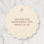 恋が育まれる花の香るコーヒー ハート ブライダルシャワー フェイバータグ (裏面)