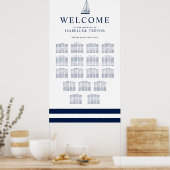 恋が落ちる | 17テーブル座席表 ポスター (キッチン)