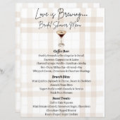 恋が醸造中メニュー (正面/裏面)