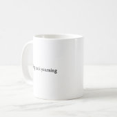 恋しい詩的なロマンスの美意識を呼び戻す コーヒーマグカップ (正面左)