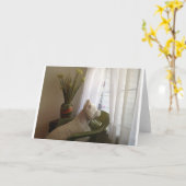 恋しく思います… カード (黄色い花)