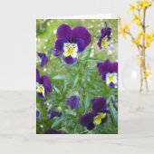 恋しく思います… カード (黄色い花)