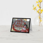 恋しく思うことの確実な印 カード (黄色い花)