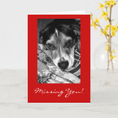 恋しく思うこと! カード (黄色い花)