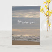 恋しく思うこと カード (黄色い花)