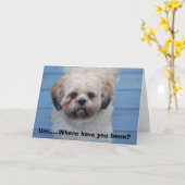 恋しく思うこと カード (黄色い花)