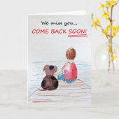 恋しく思うこと カード (黄色い花)