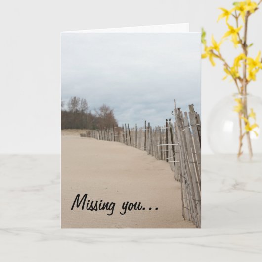 恋しく思うこと カード (黄色い花)