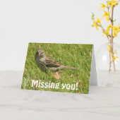 恋しく思うこと カード (黄色い花)