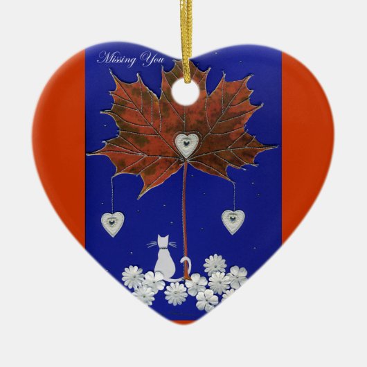 恋しく思うこと セラミックオーナメント (正面)