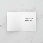 恋しく思うこと--月Notecardの遠ぼえ カード (内部)