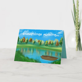 "…恋しく思う何か!" 湖 カード