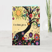 恋しく思お前のカラフル笑い カード (正面)