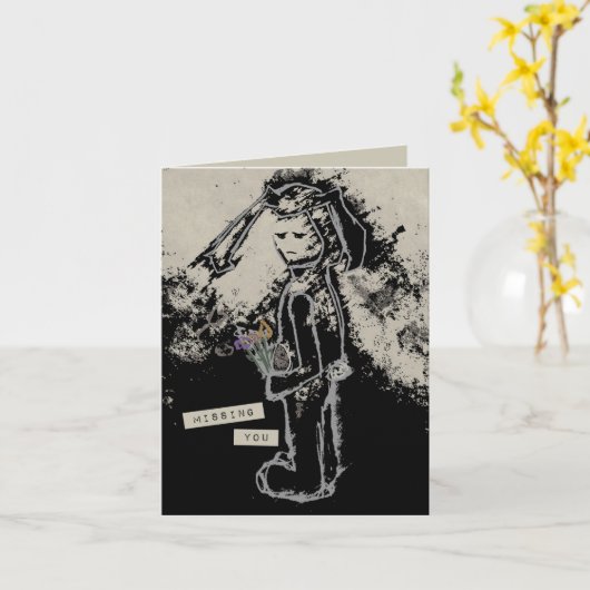 恋しく思お前は カード (黄色い花)